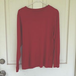 Land’s End 100% Cotton Red Longsleeve